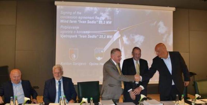 與Suzlon簽署特許經(jīng)營協(xié)議，建設(shè)25.2兆瓦風(fēng)電場