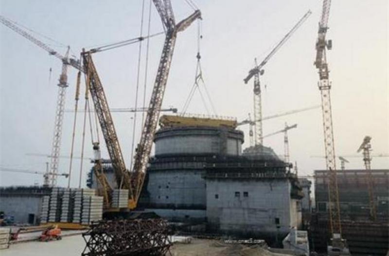 海外華龍一號(hào)K3機(jī)組環(huán)吊大梁整體吊裝圓滿(mǎn)完成