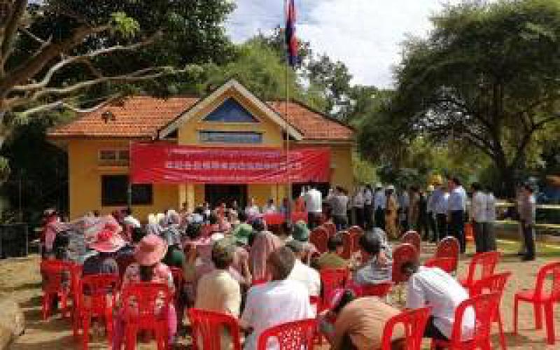 中國(guó)援建柬埔寨鄉(xiāng)村供水項(xiàng)目一期工程建成