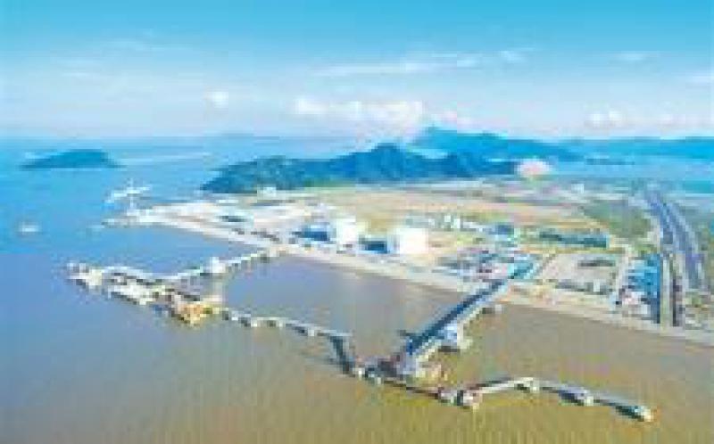 浙江舟山液化天然氣項目將啟用