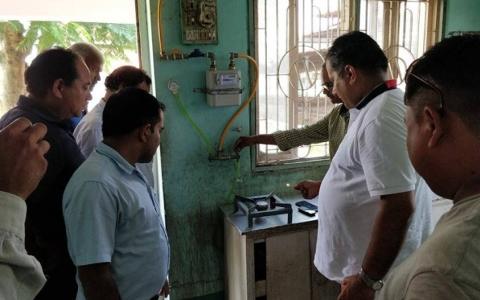 尼泊爾14大都會當?shù)胤课菀驯贿B接到天然氣管道