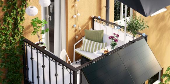 宜家在德國推出陽臺(tái)太陽能套件系列