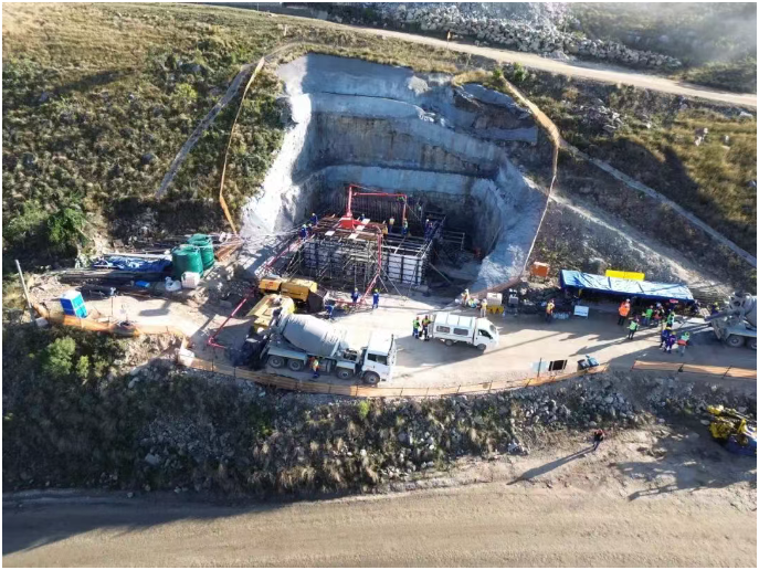 南非Mtentu大橋項(xiàng)目P10擴(kuò)大基礎(chǔ)順利完成澆筑