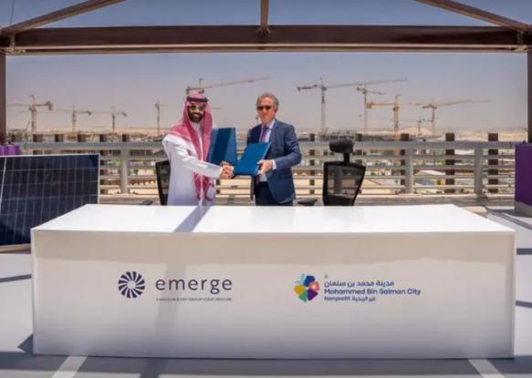 馬斯達(dá)爾和法國(guó)電力公司的 Emerge 與沙特米斯克城簽署長(zhǎng)期太陽(yáng)能協(xié)議