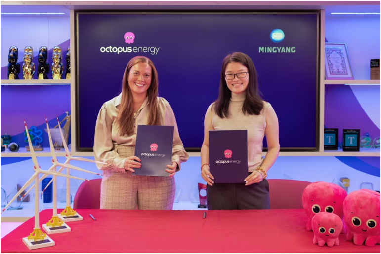 明陽智能與章魚能源達成戰(zhàn)略合作 共推英國可再生能源普惠發(fā)展加速落地
