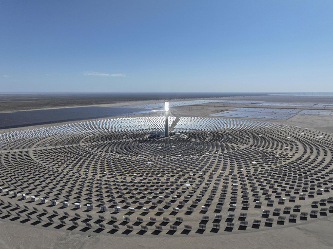 青海海西開工建設350兆瓦塔式光熱發(fā)電項目