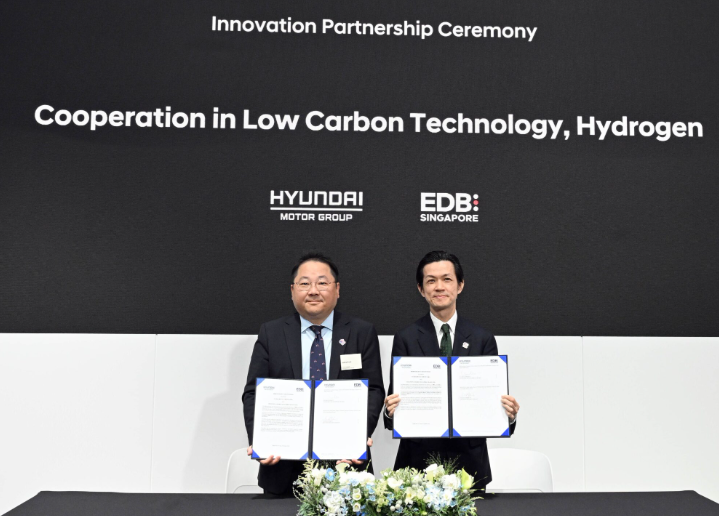 現(xiàn)代汽車(chē)集團(tuán)與新加坡簽署低碳技術(shù)合作諒解備忘錄
