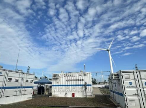 明陽智能在海南完成首公斤海上風(fēng)電制氫驗(yàn)證