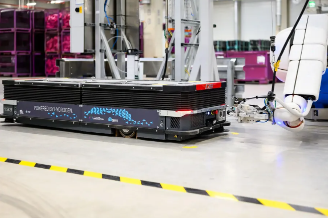 寶馬萊比錫工廠以氫燃料電池驅(qū)動130臺AGV車隊