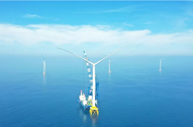 中國在建最深海上風(fēng)電項目首批并網(wǎng)