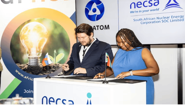 俄國(guó)家原子能公司與南非核能公司在開(kāi)普敦簽署核培訓(xùn)備忘錄