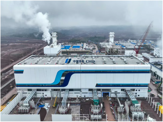 我國首臺550兆瓦F級燃氣機組投產(chǎn)發(fā)電