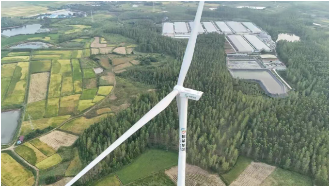 皖能六安驕風風電二期100兆瓦項目開工建設