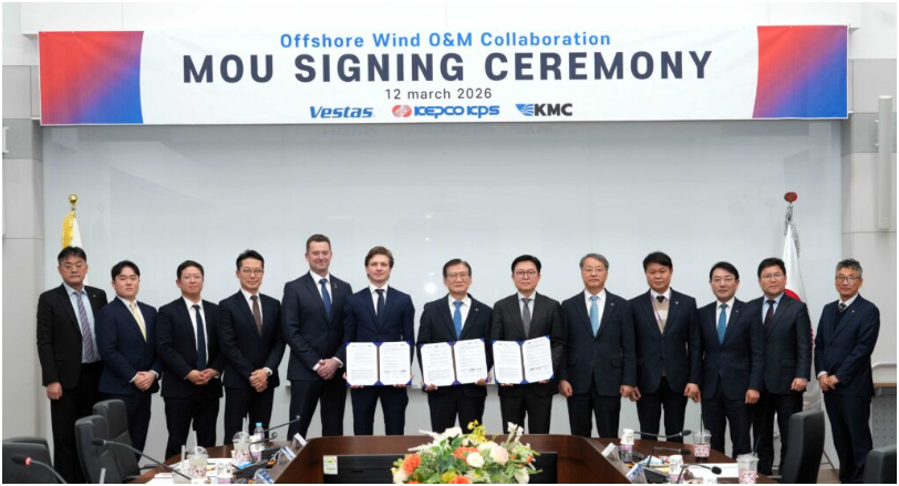 維斯塔斯與韓國(guó)公司合作，加強(qiáng)海上風(fēng)電運(yùn)維能力